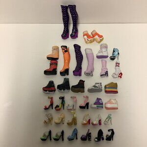 Rainbow High Doll Shoes Lot 32 SINGLE Shoes & Boots Plus 2 Pairs Flawed READ